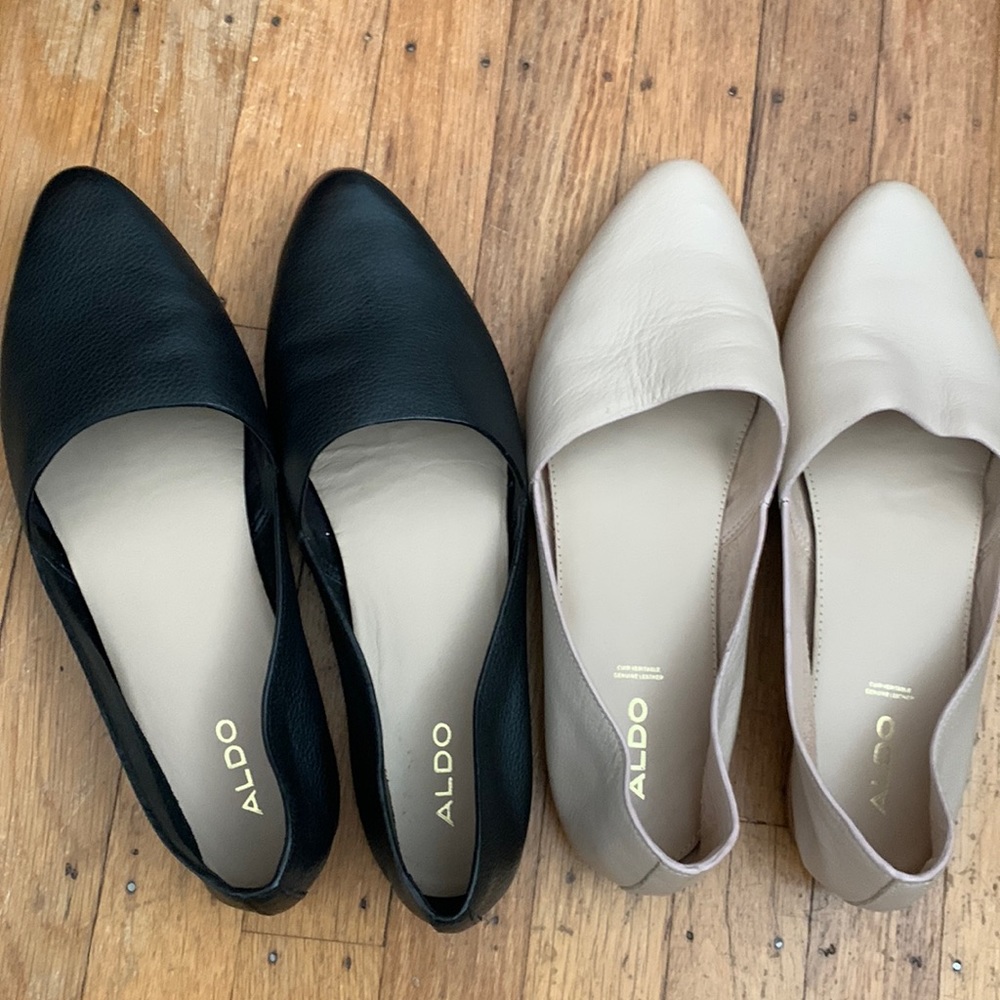 Aldo leather work shoes flats